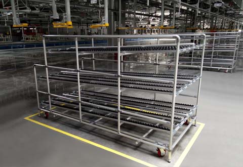 汽車生產(chǎn)線物料架 汽車生產(chǎn)線物料架