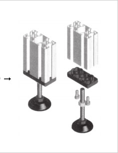 鋁型材端面連接板3(長方形) 鋁型材端面連接板3(長方形)