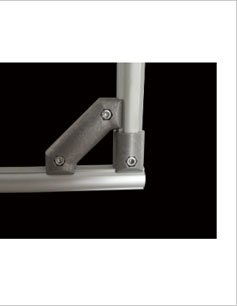 精益管45度斜撐扣件三維圖 精益管45度斜撐扣件三維圖