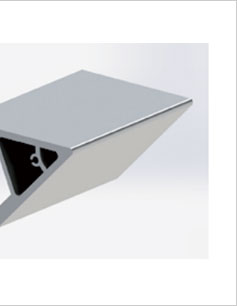 45度強(qiáng)力角鋁型材三維圖 45度強(qiáng)力角鋁型材三維圖