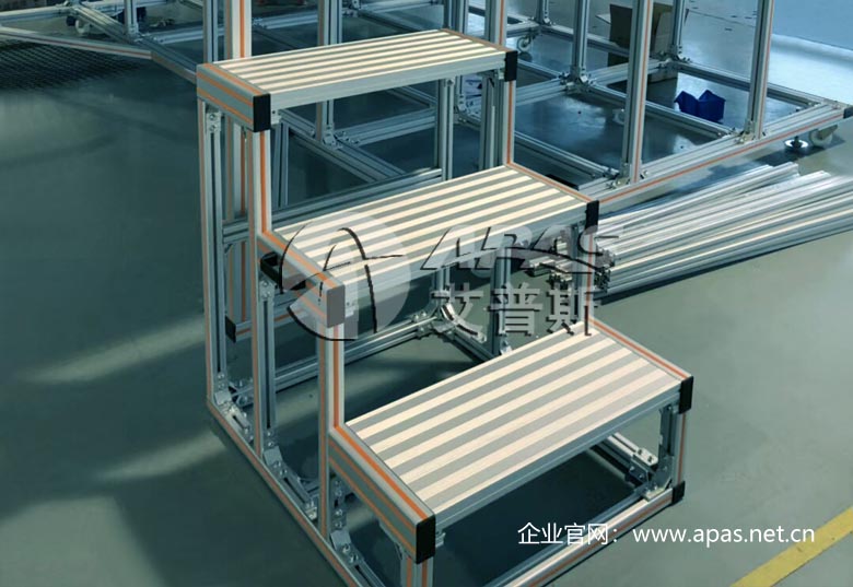 鋁型材登高踏臺/登高梯 鋁型材登高踏臺/登高梯