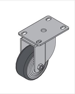 平板活動腳輪3D模型 平板活動腳輪3D模型
