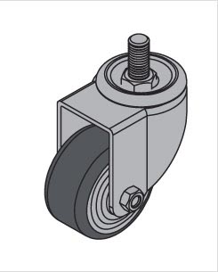 螺桿腳輪3D模型 螺桿腳輪3D模型