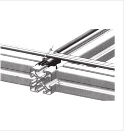 十字線夾安裝示意圖 十字線夾安裝示意圖