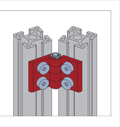 尼龍合頁(yè)安裝示意圖 尼龍合頁(yè)安裝示意圖