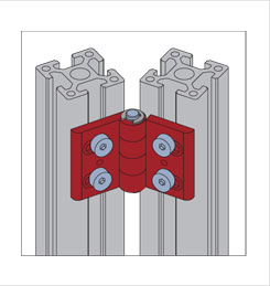 可調節合頁安裝示意圖 可調節合頁安裝示意圖