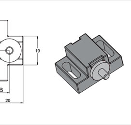 門吸3D模型 門吸3D模型